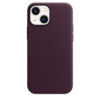 iPhone 13 mini Leather Case with MagSafe -purple